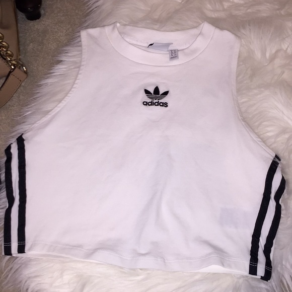 adidas Tops - NWT ADIDAS white crop top